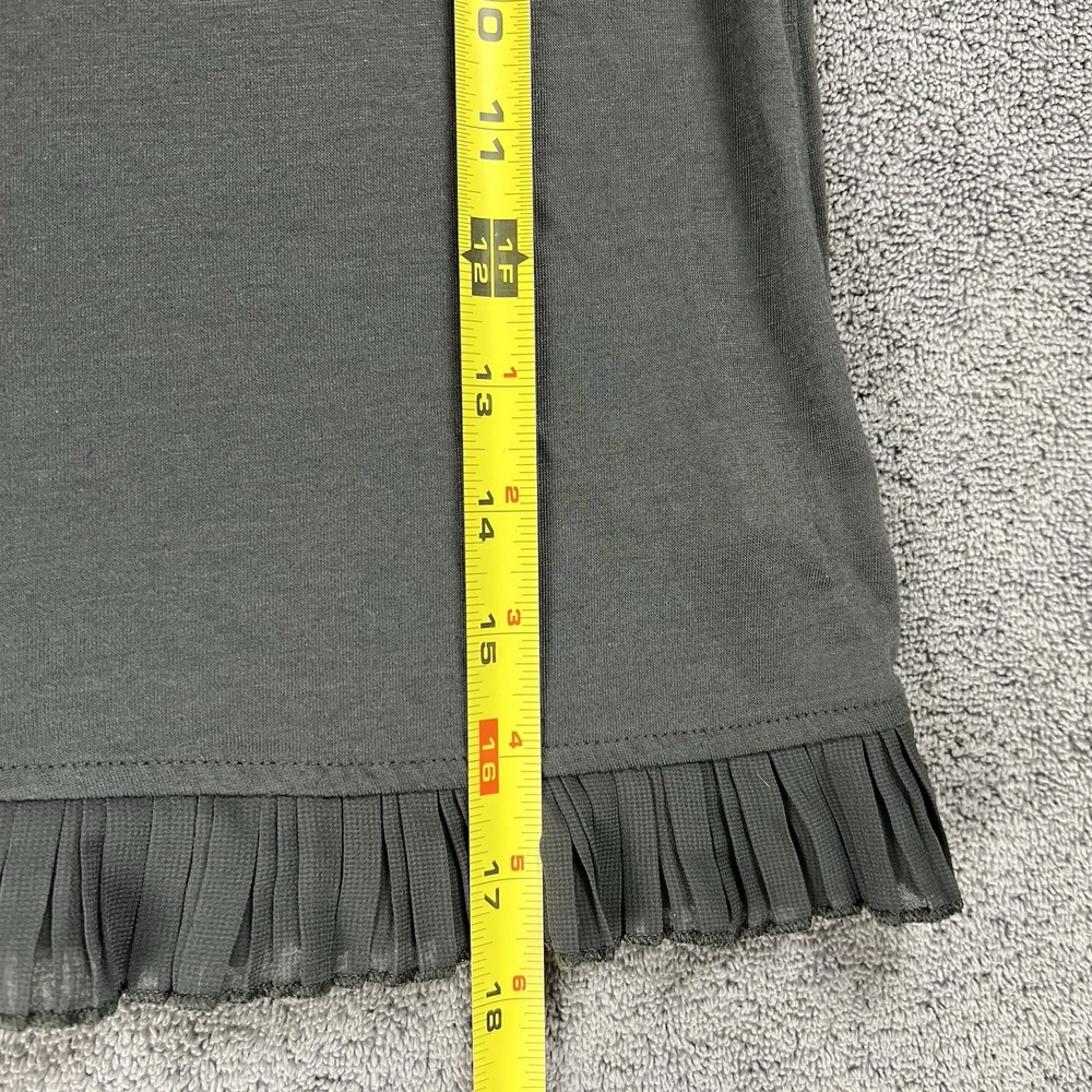AMERICAN EAGLE OUTFITTERS Cami Tank Top Women Size XS Gray Y2K Style Lace Detail - Picture 10 of 10
